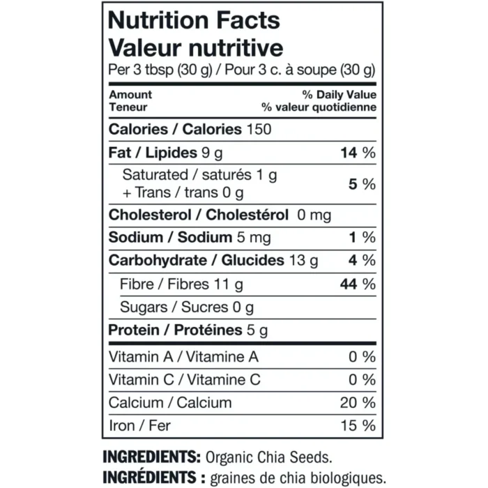 Kirkland Signature Organic Chia Seeds, 1.36 kg - Image 2