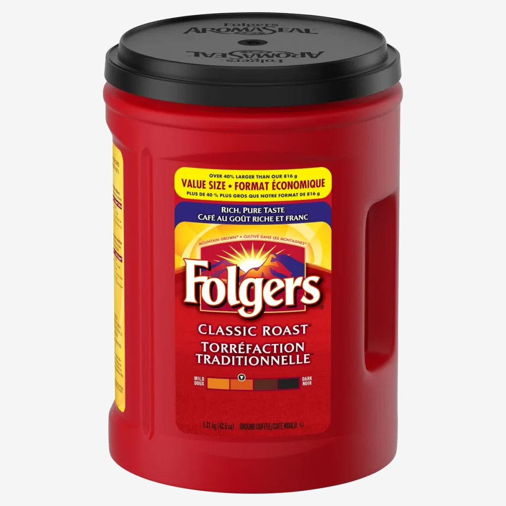 Folgers Classic Roast Ground Coffee, 1.21 kg Folgers Classic Roast Ground Coffee, 1.21 kg