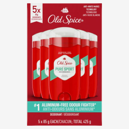 Old Spice High Endurance Deodorant (5 x 85 g)