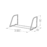 Richelieu Heavy-Duty Wall Mounted Tire Rack - Image 2