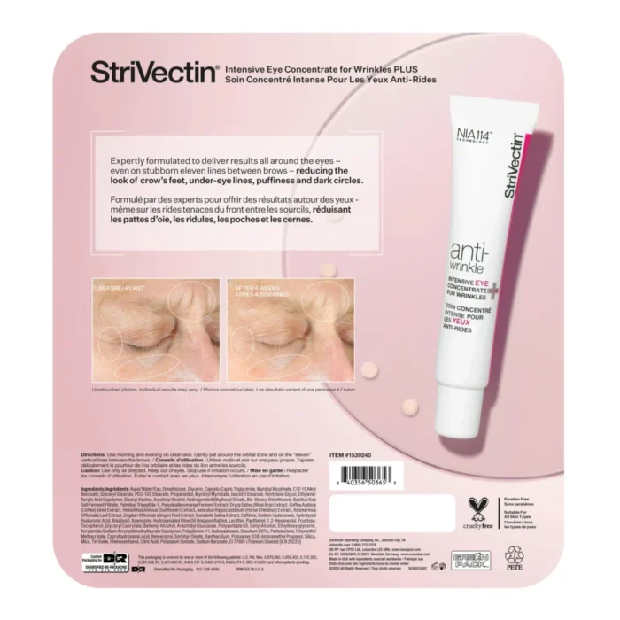 StriVectin Intensive Eye Concentrate for Wrinkles PLUS, 38.35 g + 7.09 g - Image 2