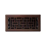 Manor House Rubbed Bronze Finish Floor Registers