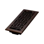 Manor House Rubbed Bronze Finish Floor Registers, 4-pack - Image 2