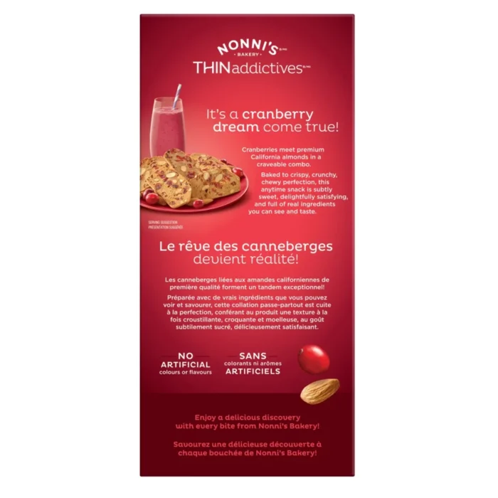 THINaddictives Cranberry Almond Cookies, 690 g - Image 2
