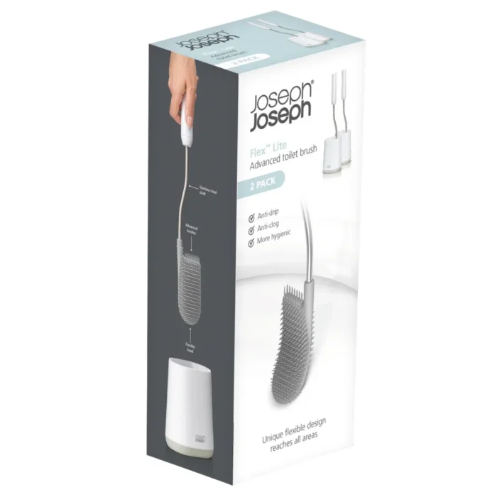 Joseph Joseph Flex Lite Toilet Brush Set (2 Pack) - Image 3