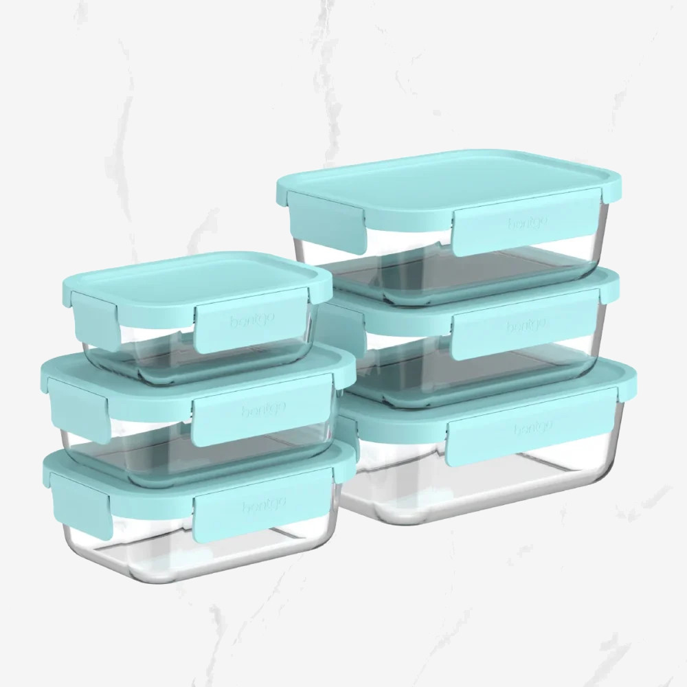 Bentgo 12-Piece Leak-Proof Glass Food Storage Set Bentgo 12-Piece Leak-Proof Glass Food Storage Set
