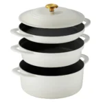Tramontina Stackable Enameled Cast Iron Set, 4-piece - Image 2