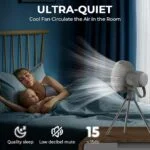 Camelion Rechargeable Camping Fan with LED Light - Image 5