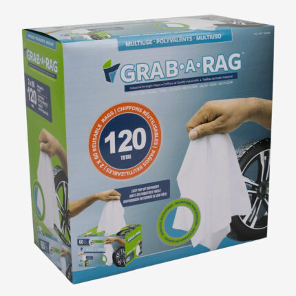 Grab-A-Rag Washable Microfibre Rags, 120-Count