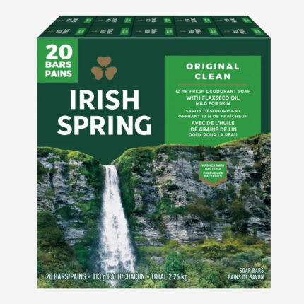 Irish Spring Deodorant Soap – 20-Bar Value Pack