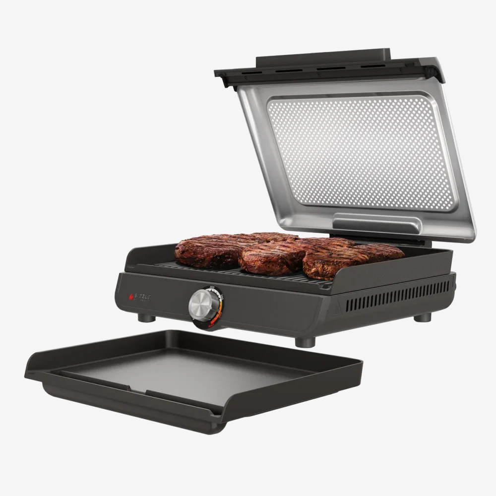 Ninja Sizzle Indoor Grill | 14” Electric Griddle Combo Ninja Sizzle Indoor Grill | 14” Electric Griddle Combo