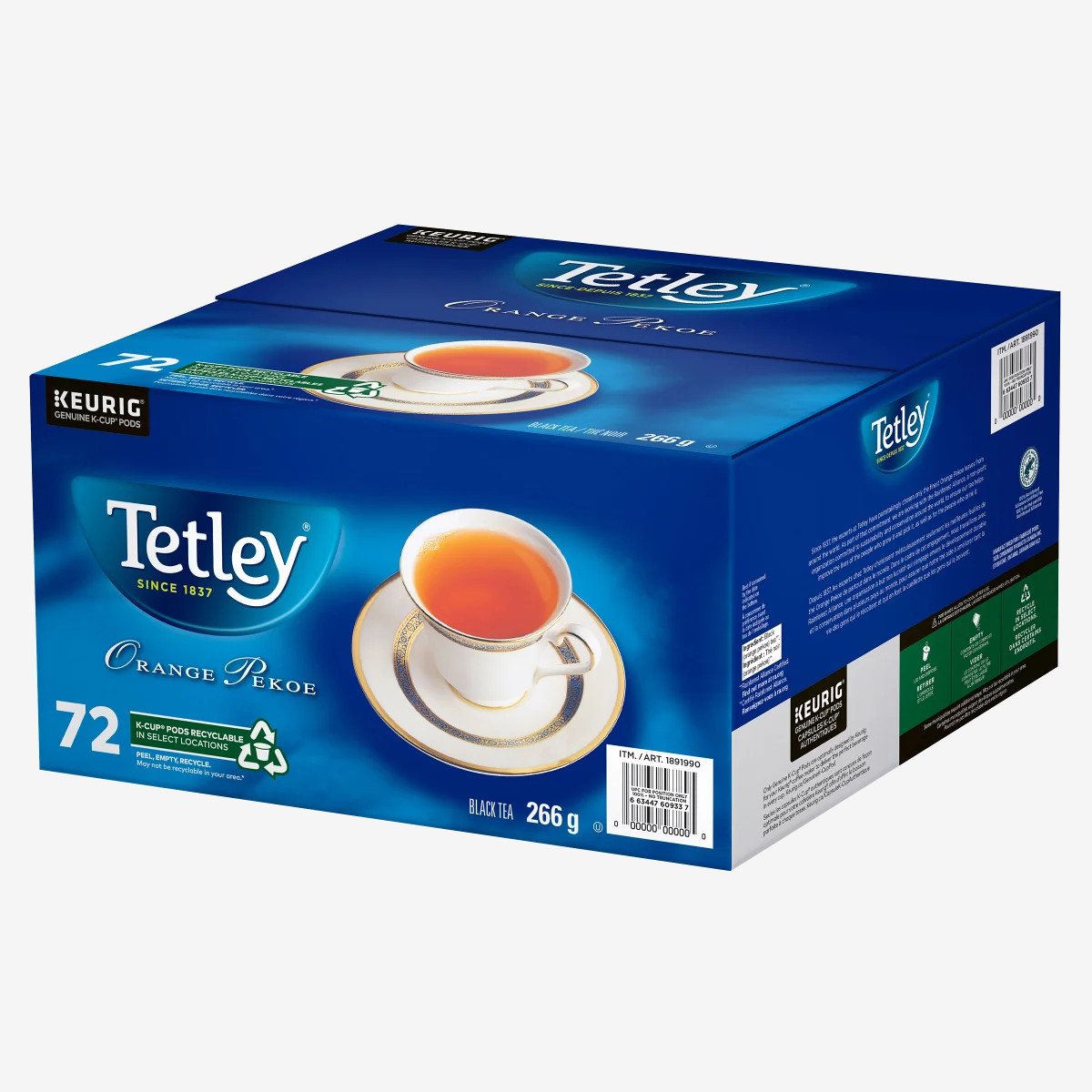 Tetley Orange Pekoe Tea K-Cup Pods, 72-Count Tetley Orange Pekoe Tea K-Cup Pods, 72-Count