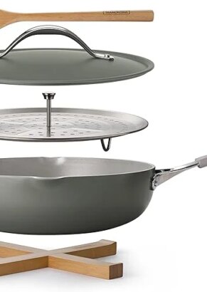 Tramontina Ceramic Non Stick Pan 5 Quart – Home Improvement | XIIBNIB