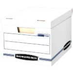 Fellowes Bankers Storage Boxes Store/File – 20 Pack Basic-Duty Storage Boxes - Image 2