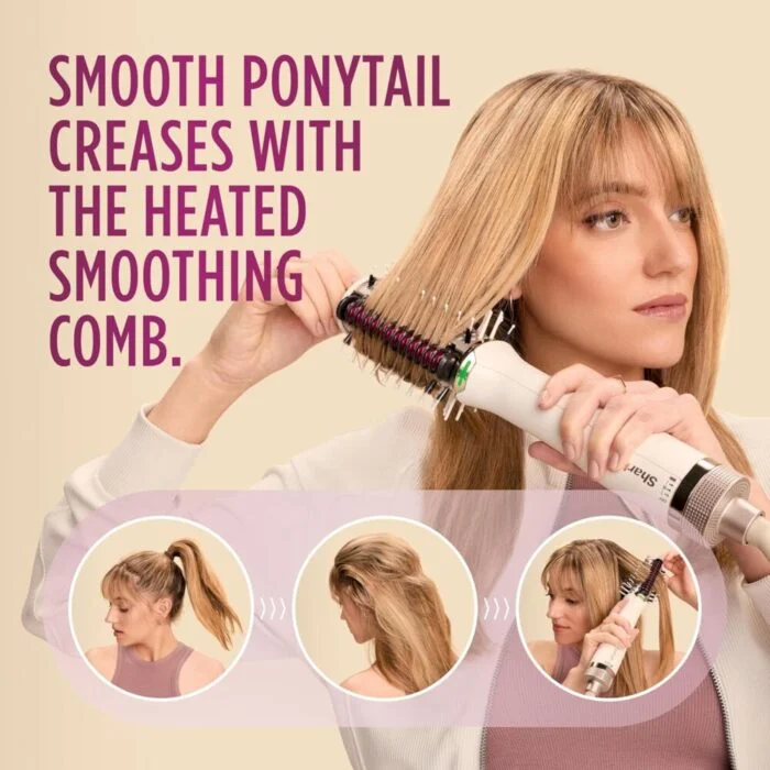 Shark HT202 SmoothStyle Heated Comb Blow Dryer Brush - Image 3