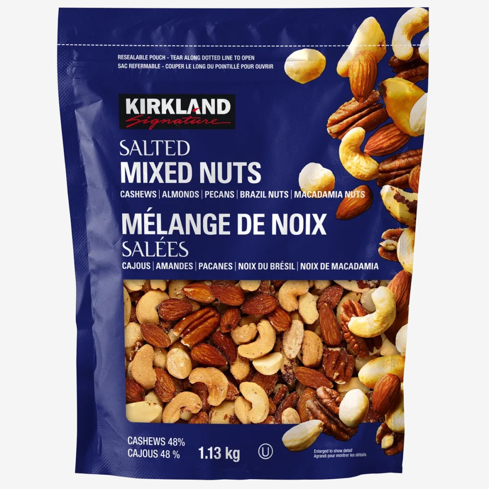 Kirkland Signature Salted Mixed Nuts, 1.13 kg Kirkland Signature Salted Mixed Nuts, 1.13 kg