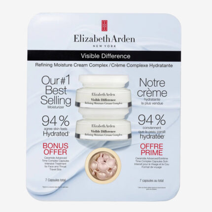 Elizabeth Arden Refining Moisture Cream, 2 x 75 mL