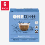 OneCoffee Organic Swiss Water Decaf Fairtrade K-Cup Pods, 72-Count