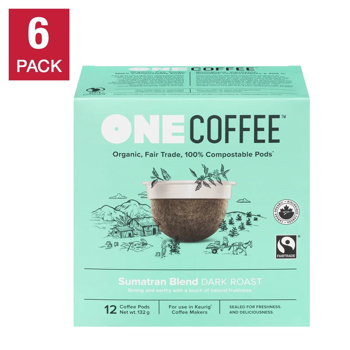 Sumatran Fairtrade Coffee K-Cup Pods Sumatran Fairtrade Coffee K-Cup Pods