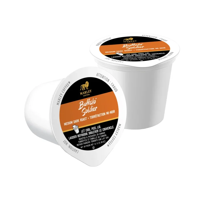 Marley Coffee Buffalo Soldier Medium Dark Roast K-Cup Pods, 96 Count - Image 2