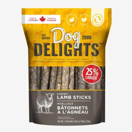 Chewy Lamb Sticks Dog Treats