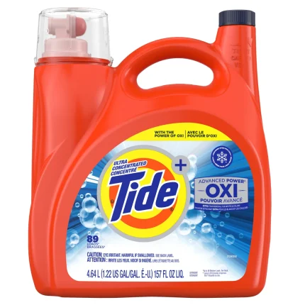 Tide Advanced Power Ultra Concentrated Liquid Laundry Detergent – powerful stain removal for whites and colors