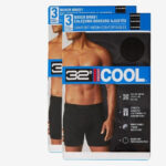 32 Degrees Men's Comfort Mesh Boxer Brief, 6-pack