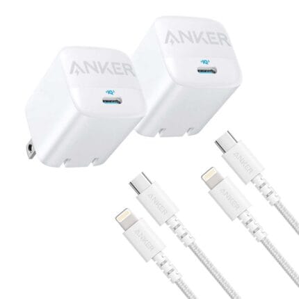 anker charger white