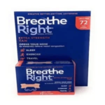Breathe Right Extra Strength Tan, 72 strips