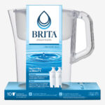 Brita Champlain 2.4 L Pitcher with 2 Filters (10-cup)