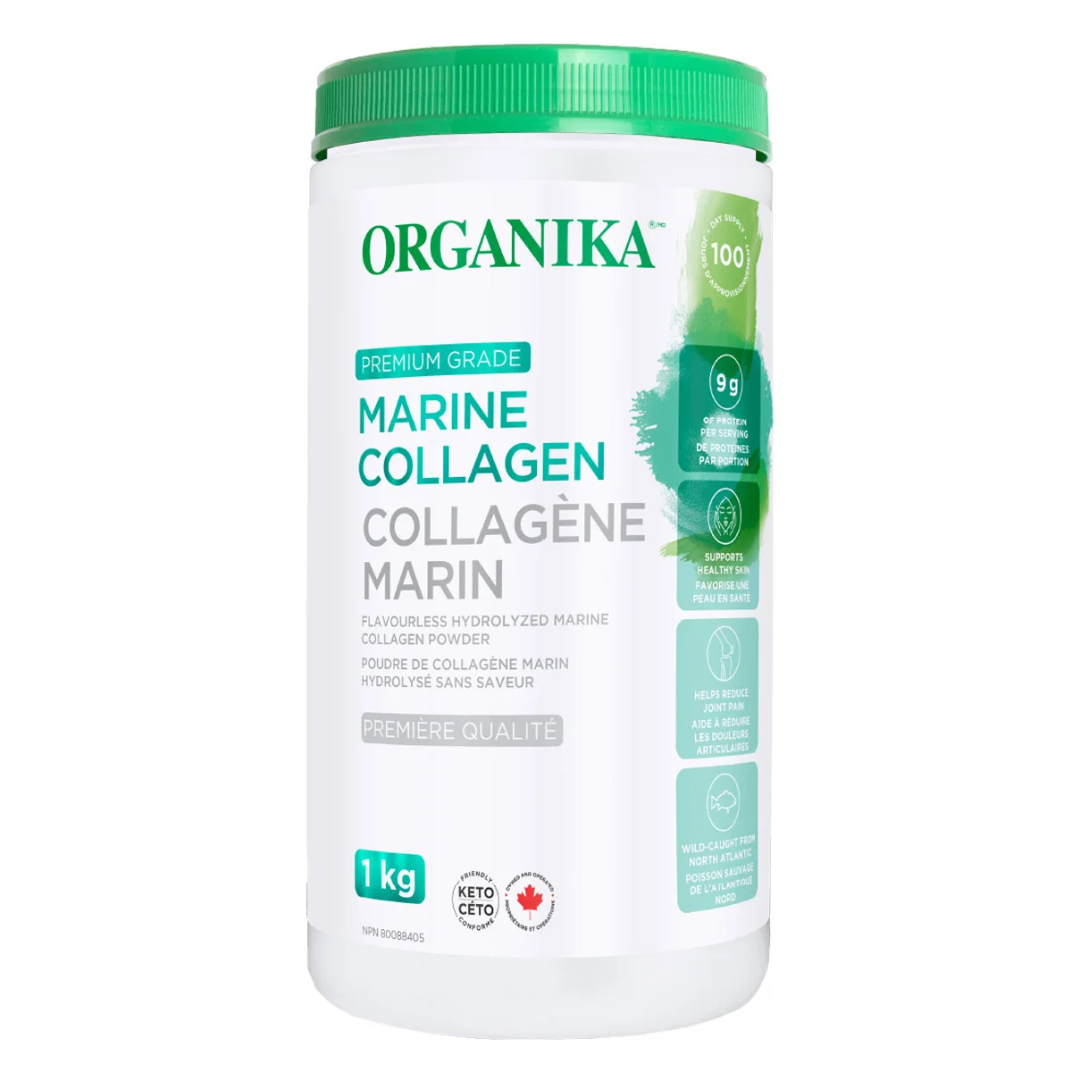 Organika Marine Collagen, 1 kg Organika Marine Collagen