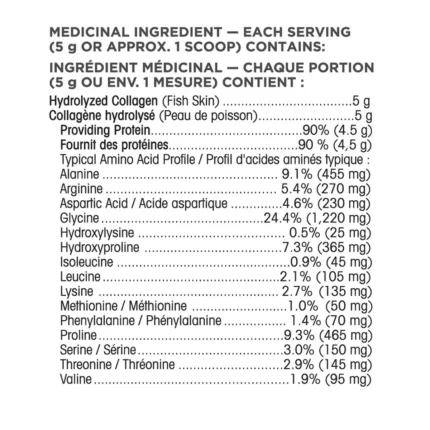 Organika Marine Collagen, Mediclincal ingredient