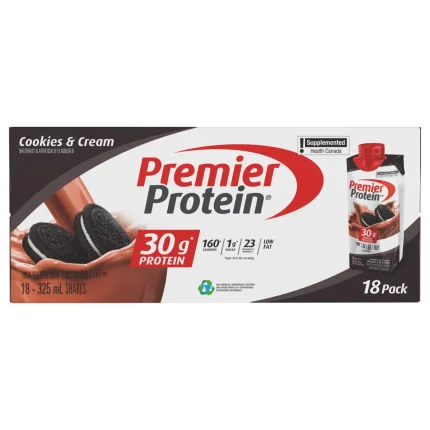 Premier Protein High-protein Cookies and Cream Shake