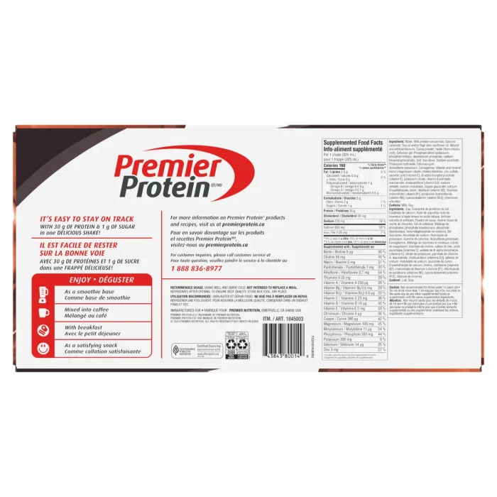 Premier Protein High-protein Cookies and Cream Shake