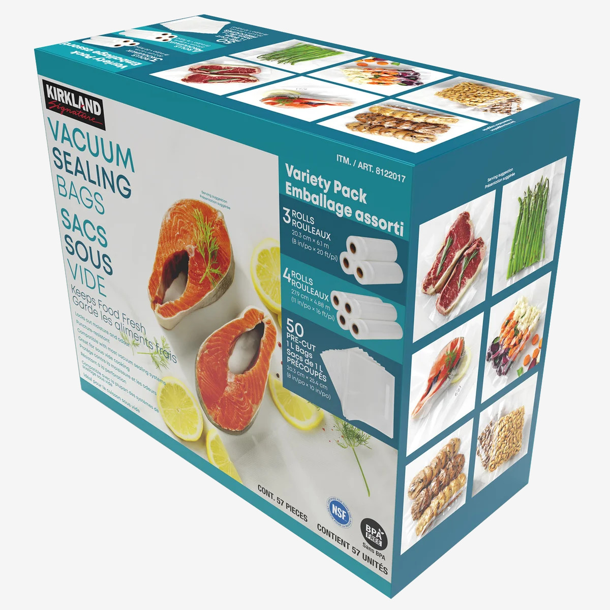 Kirkland Signature Vacuum Sealing Bags, Assortment Pack Kirkland Signature Vacuum Sealing Bags, Assortment Pack
