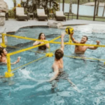 Four Way Volleyball for the Pool