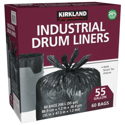 Kirkland Signature Smart Tie Industrial Drum Liners
