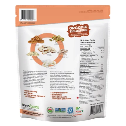 InnoFoods Organic Keto Grain Free Granola