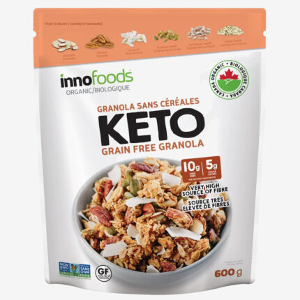 InnoFoods Organic Keto Grain Free Granola, 600 g