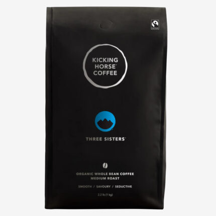 Kicking Horse Coffee Organic Whole Bean, Medium Roast, 2 kg