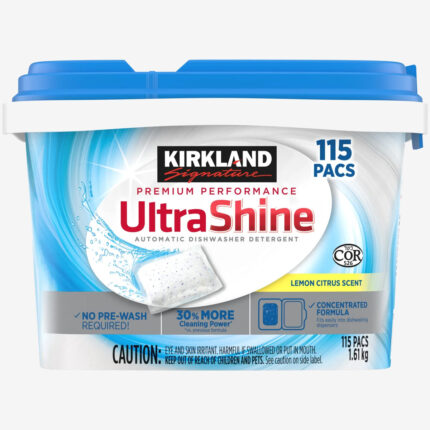 Kirkland Premium Automatic Dishwasher Detergent 115 Count