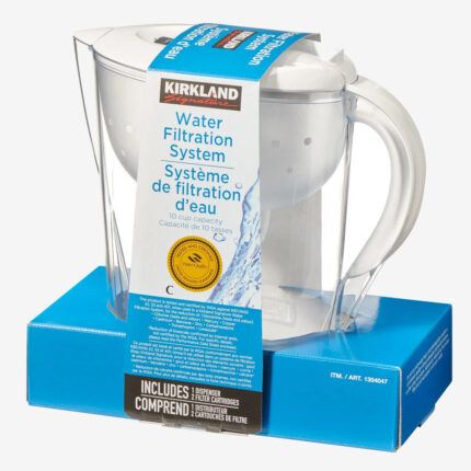 Kirkland Signature 2.3 L Pitcher with 2 Filters (10-cup)