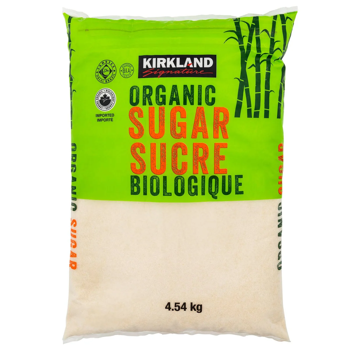 Kirkland Organic Sugar 4.54 kg Kirkland Signature Organic Sugar 4.54 kg bag