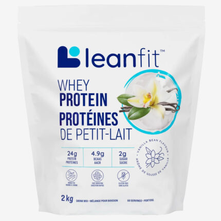 LEANFIT Whey Protein Vanilla Flavour 2kg Bag