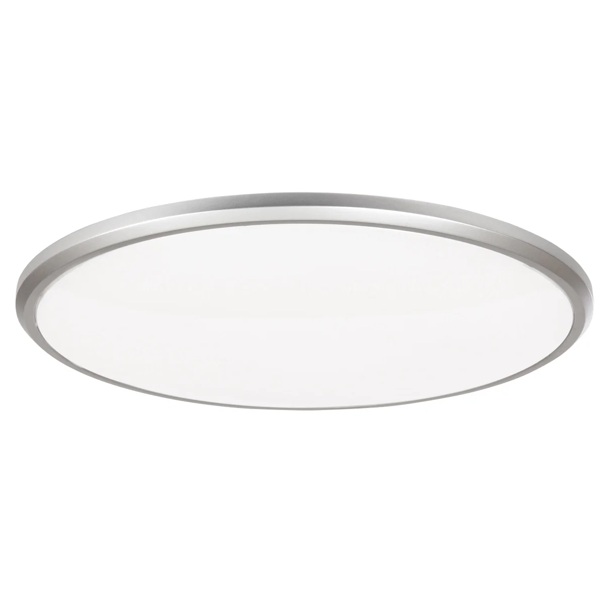 Luminus 14" Thin LED Flush Mount Ceiling Light silver Luminus Thin LED Flush Mount Ceiling Light Silver