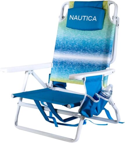 Nautica Reclining Portable Beach Chair