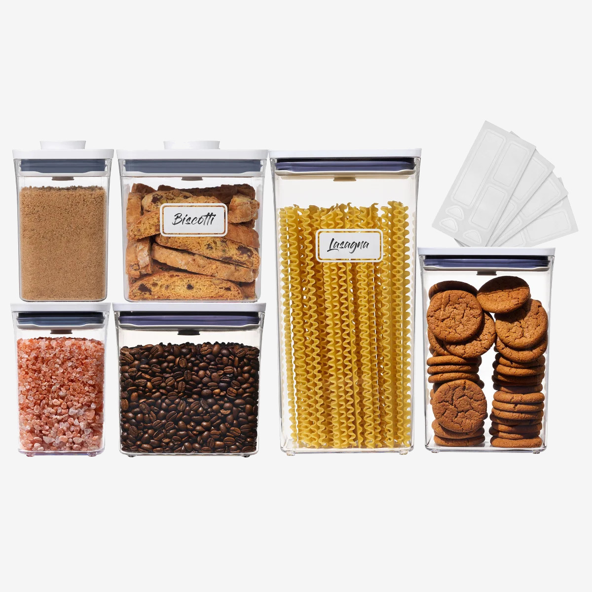 OXO SoftWorks POP Container Set, 6-piece OXO SoftWorks POP Container Set, 6-piece