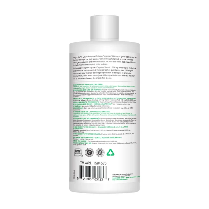 Organika Liquid Collagen Back