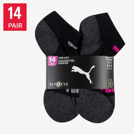 Puma Womens Athletic Socks, 14-pair