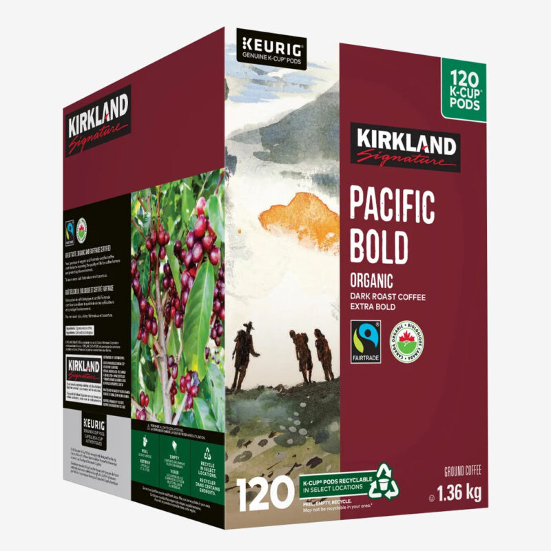 Kirkland Signature Organic Pacific Bold K-Cup Pods, 240-Count